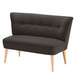 2-Sitzer Sofa Bumberry Webstoff Hanabi: Mokka