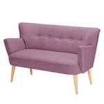 2-Sitzer Sofa Bumberry mit Armlehnen Webstoff Hanabi: Mauve