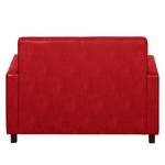 Sofa Cadeby (2-Sitzer) Kunstleder Rot