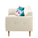 Sofa Cala (2,5-Sitzer) Strukturstoff Webstoff Osta: Altweiß - Beige