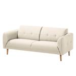 Sofa Cala (2,5-Sitzer) Strukturstoff Webstoff Osta: Altweiß - Beige