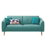 Sofa Cala (2,5-Sitzer) Strukturstoff Webstoff Osta: Petrol - Beige