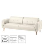 Sofa Cala (3-Sitzer) Echtleder Echtleder Neka: Creme - Beige