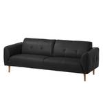 Sofa Cala (3-Sitzer) Echtleder Echtleder Neka: Schwarz - Beige