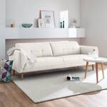 Sofa Cala (3-Sitzer) Echtleder Echtleder Neka: Weiß - Beige