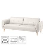 Sofa Cala (3-Sitzer) Echtleder Echtleder Neka: Weiß - Beige