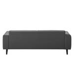 Sofa Cala (3-Sitzer) Webstoff Webstoff Osta: Anthrazit - Schwarz