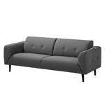 Sofa Cala (3-Sitzer) Webstoff Webstoff Osta: Anthrazit - Schwarz