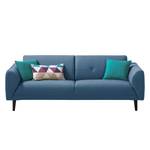 Sofa Cala (3-Sitzer) Webstoff Webstoff Osta: Dunkelblau - Schwarz