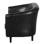 Sofa Caledon (2-Sitzer) Kunstleder Schwarz