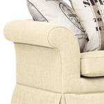 Sofa Campagne (2-Sitzer) Webstoff Ecru