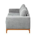 Sofa Campina (3-Sitzer) Microfaser - Platin