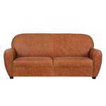 Sofa Cantwell (3-Sitzer) Echtleder - Cognac