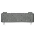 Canapé Carlotta (2 places) Microfibre gris acier