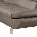 Sofa Kerry (3-Sitzer) Echtleder Taupe