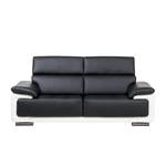 Sofa Cascia (2-Sitzer) Kunstleder Schwarz/Weiß