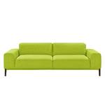 Sofa Chariot (2,5-Sitzer mit Hocker) Webstoff - Grasgrün