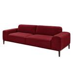 Sofa Chariot (2,5-Sitzer) Webstoff Weinrot