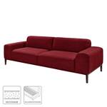 Sofa Chariot (2,5-Sitzer) Webstoff Weinrot