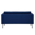 Sofa Chelsea (2-Sitzer) Webstoff Stoff Ramira: Blau - Zylinder