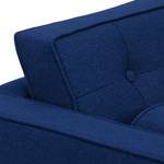 Sofa Chelsea (2-Sitzer) Webstoff Stoff Ramira: Blau - Zylinder