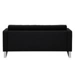 Sofa Chelsea (2-Sitzer) Webstoff Stoff Selva: Anthrazit - Kufen