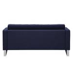 Sofa Chelsea (2-Sitzer) Webstoff Webstoff Milan: Dunkelblau - Kufen