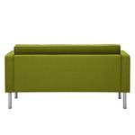 Sofa Chelsea (2-Sitzer) Webstoff Stoff Ramira: Limette - Zylinder