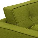 Sofa Chelsea (2-Sitzer) Webstoff Stoff Ramira: Limette - Zylinder