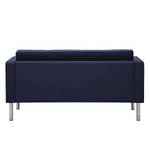 Sofa Chelsea (2-Sitzer) Webstoff Webstoff Milan: Dunkelblau - Zylinder