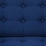 Sofa Chelsea (3-Sitzer) Webstoff Stoff Ramira: Blau - Zylinder