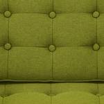 Sofa Chelsea (3-Sitzer) Webstoff Stoff Ramira: Limette - Kufen