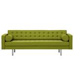 Sofa Chelsea (3-Sitzer) Webstoff Stoff Ramira: Limette - Zylinder