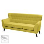 Sofa Chirk (3-Sitzer) Webstoff Lemon