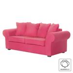 Sofa Colmar (3-Sitzer) Baumwollstoff Pink
