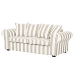 Sofa Colmar (3-Sitzer) Webstoff Beige gestreift - Beige