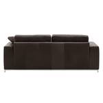 Sofa Concept102-M (3-Sitzer) Echtleder Echtleder - Mokka - Ohne Kissen