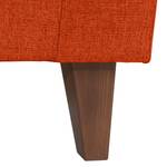 Sofa Cooper (3-Sitzer) Webstoff Stoff Akenia: Orange