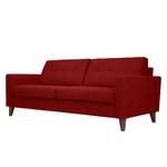 Sofa Cooper (3-Sitzer) Webstoff Stoff Akenia: Rot