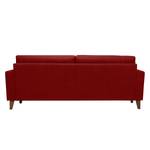 Sofa Cooper (3-Sitzer) Webstoff Stoff Akenia: Rot