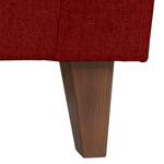 Sofa Cooper (3-Sitzer) Webstoff Stoff Akenia: Rot