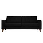 Sofa Cooper (3-Sitzer) Webstoff Stoff Akenia: Schwarz