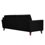 Sofa Cooper (3-Sitzer) Webstoff Stoff Akenia: Schwarz