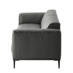 Sofa Crawford II (3-Sitzer) Echtleder Neka: Grau