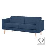 Sofa Croom II (3-Sitzer) Webstoff Dunkelblau