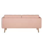 Sofa Croom I (3-Sitzer) Webstoff - Webstoff Polia: Pastellapricot