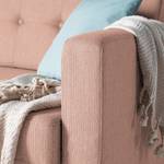 Sofa Croom I (3-Sitzer) Webstoff - Webstoff Polia: Pastellapricot