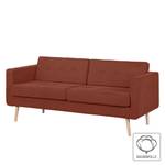 Sofa Croom II (3-Sitzer) Webstoff Rostbraun