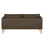 Sofa Dauphine 3-Sitzer - Webstoff Fischgrätmuster - Braun