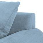 Sofa Davido (3-Sitzer) Baumwollstoff Hellblau